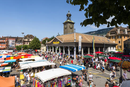 Folkloristische Märkte in Vevey–La Tour