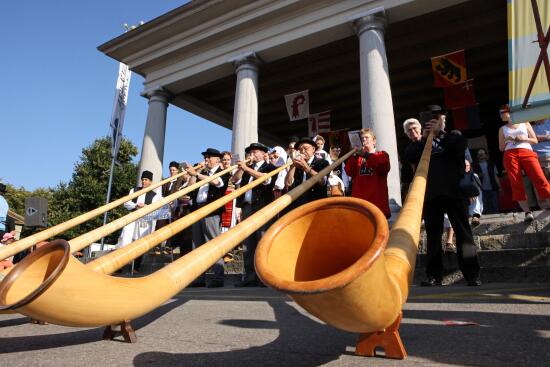 Folkloristische Märkte in Vevey–La Tour