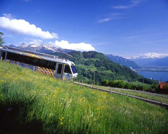 Train Vevey - les Pléiades