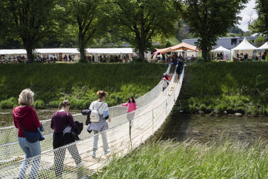 BioAgri, pont suspendu sur la Broye, Moudon