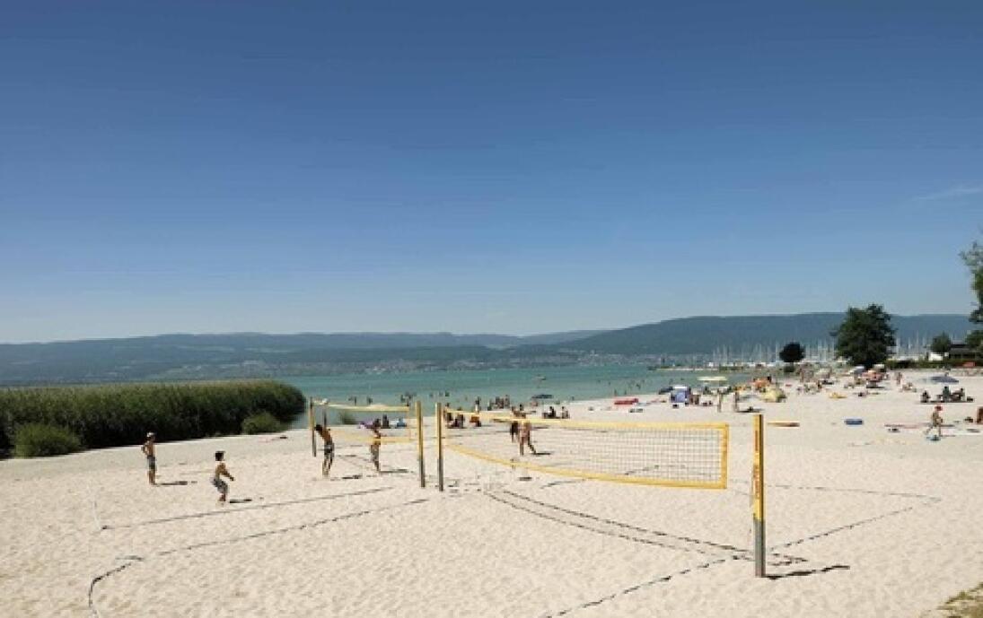 Öffentlicher Strand Portalban