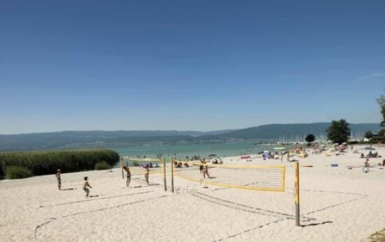 Öffentlicher Strand Portalban