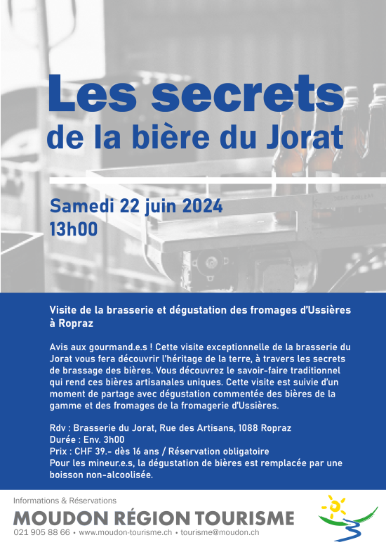Les secrets de la bière du Jorat