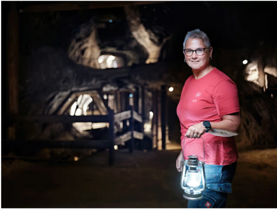 Visite des Mines de Sel de Bex à la lanterne