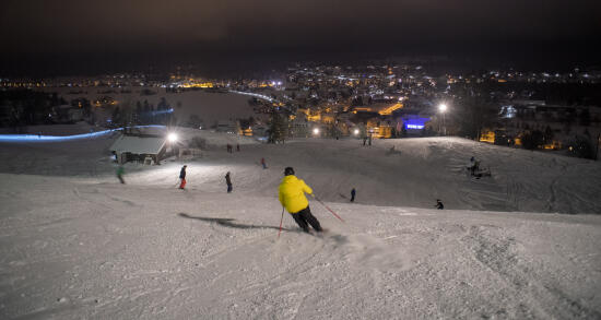 Ski nocturne à L’Orient