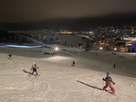 Ski nocturne à L’Orient