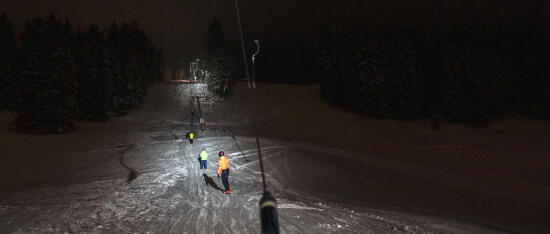 Ski nocturne à L’Orient