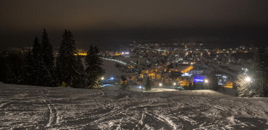 Ski nocturne à L’Orient