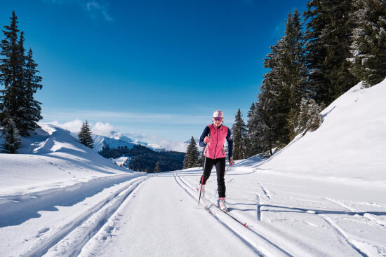 Cross-country skiing in the Villars-Gryon-les Diablerets-Bex region