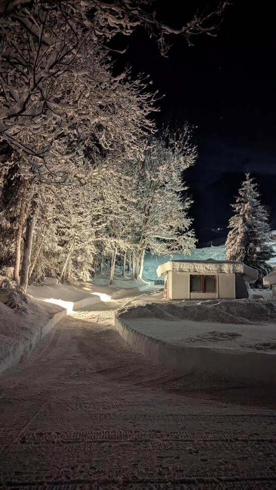 Photo du Camping La Murée à Vers-L'Église en hiver