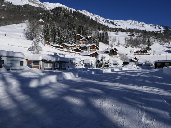Photo du Camping La Murée à Vers-L'Église en hiver