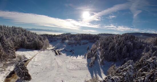 Espace loisirs de Basseruche en hiver