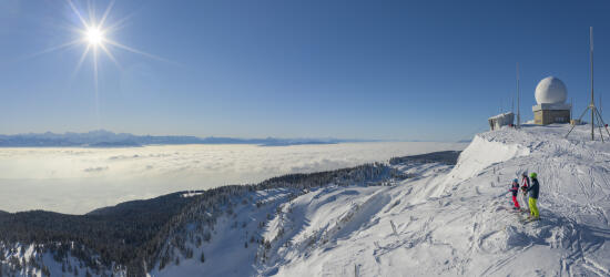 Jura sur Léman - La Dôle ski area