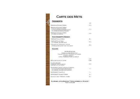 Restaurant de la Givrine