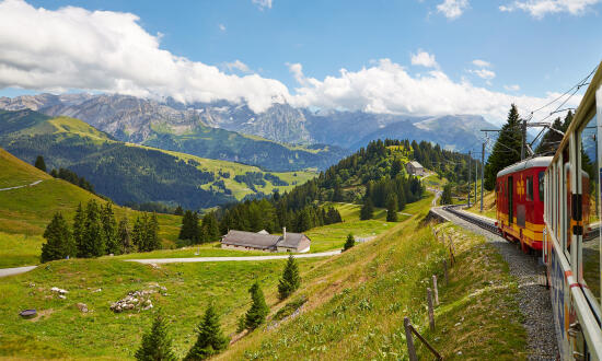 Train Bex-Villars-Bretaye (BVB) R74