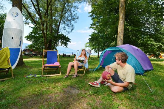 Campingplatz La Menthue