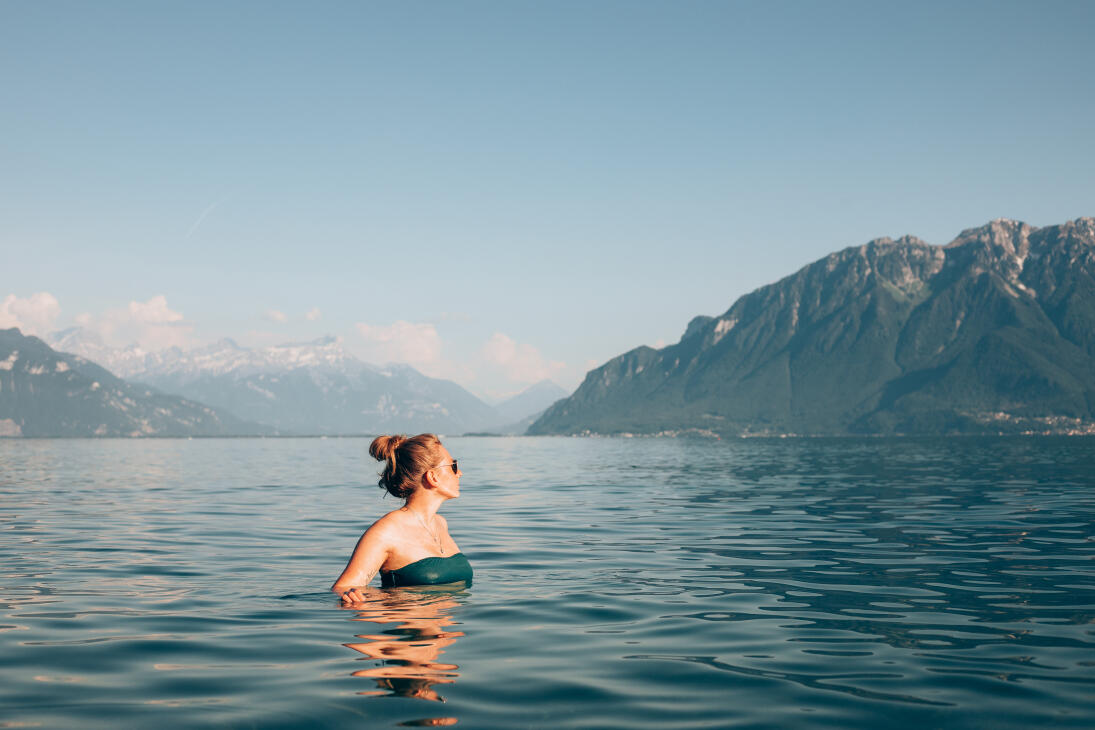 Lac Léman : la plus belle piscine de Suisse !
