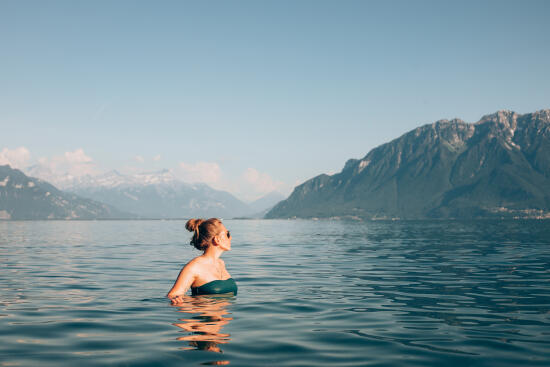 Lac Léman : la plus belle piscine de Suisse !