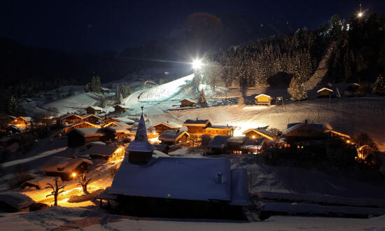 La Forclaz - Night skiing