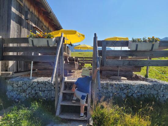 Terrasse des Charmilles en été