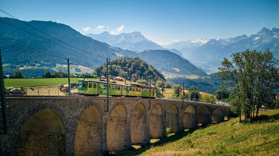 Train Aigle – Leysin