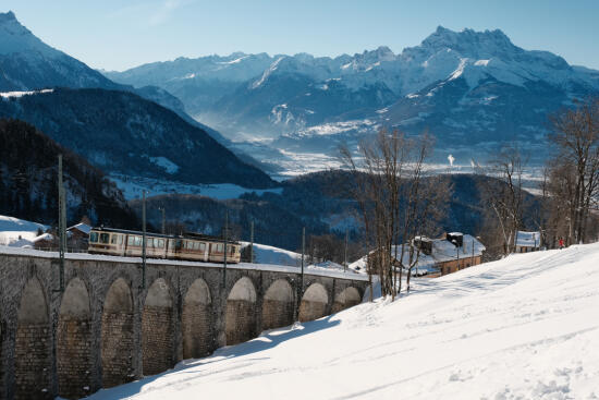 Train Aigle – Leysin