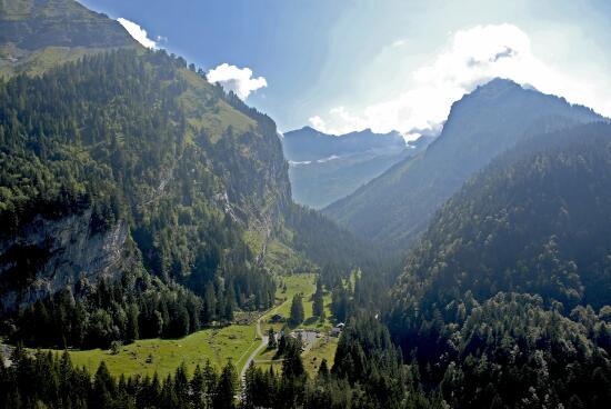 Géotope du Chablais - Le vallon de Nant