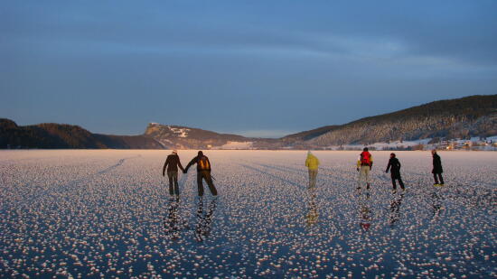 Lacs gelés à la Vallée de Joux