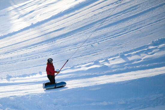 Espace loisirs de Basseruche en hiver