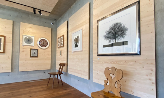 Rez de chaussé expo Musée du Pays-d'Enhaut Centre suisse du papier découpé - pas de saison - Château-d'Œx - Pays-d'Enhaut Région