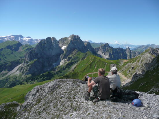 Videmanette Via Ferrata, route 1