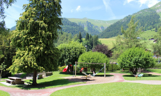 Château-d'Œx village park - summer - Château-d'Œx - Pays-d'Enhaut Region
