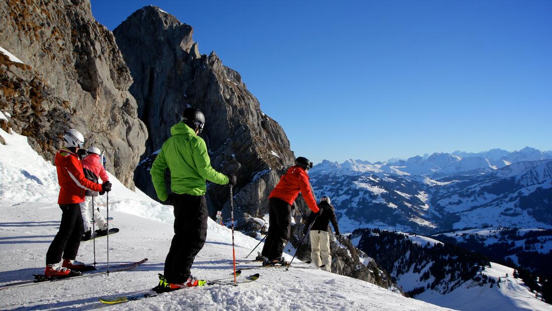 The Ski area: Rougemont - La Videmanette