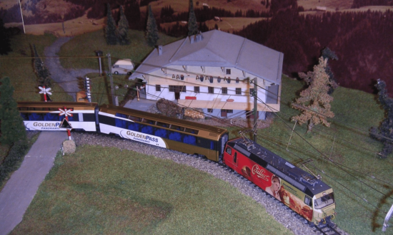 MOB train model - no season - Château-d'Œx - Pays-d'Enhaut Region