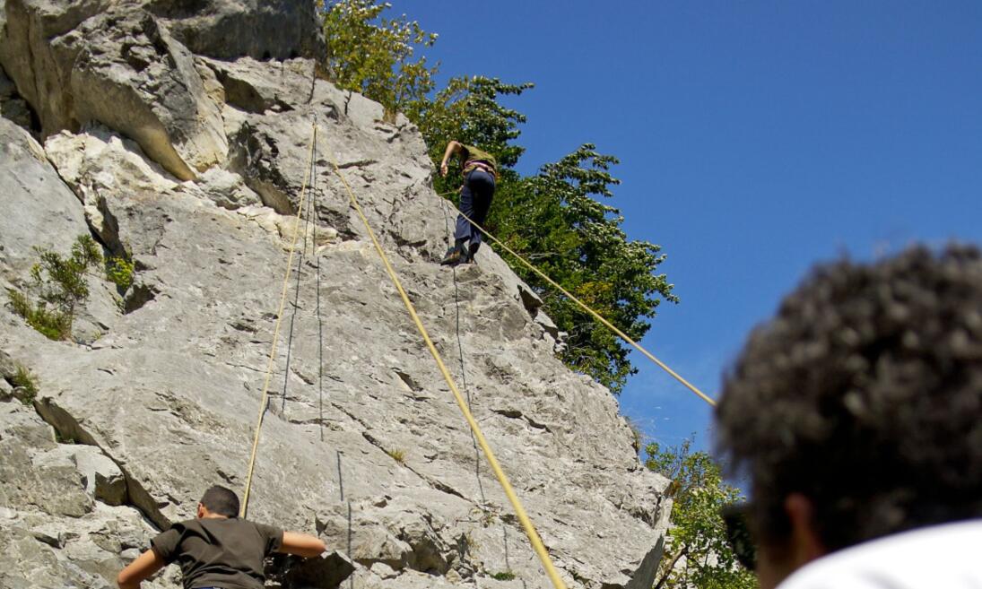 Mur de grimpe extérieur - Château-d'Oex