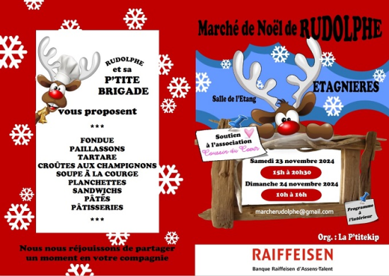 Marché de Noël de Rudolphe à Etagnières