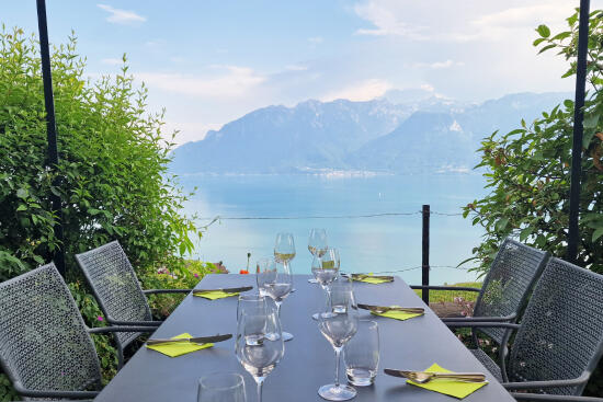 Domaine Bovy - Terrasse Repas