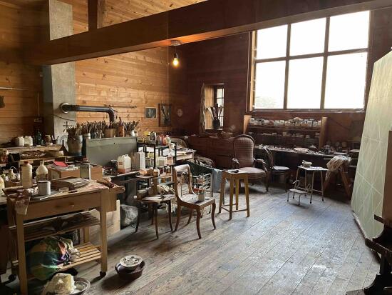 Visit of the Balthus Studio