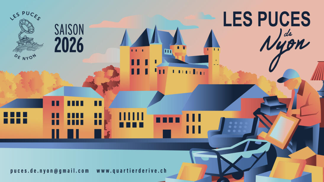 Les Puces de Nyon, Quartier de Rive, Nyon