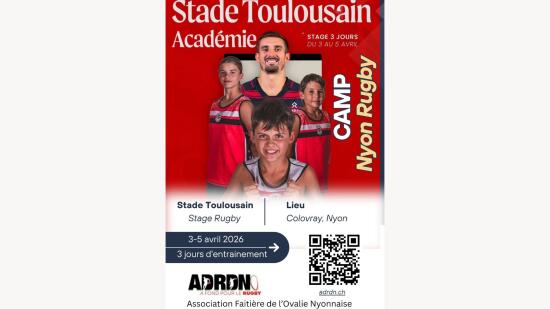 Rugby Camp Colovray Avril 2026