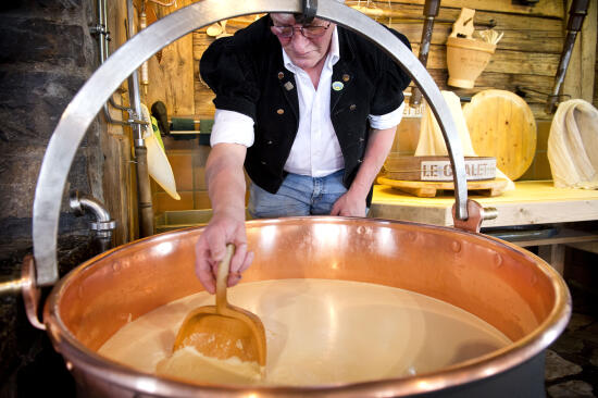 Démonstration et fabrication de fromage