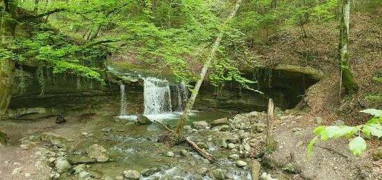 Cascade de la Mèbre et Petite Chamberonne
