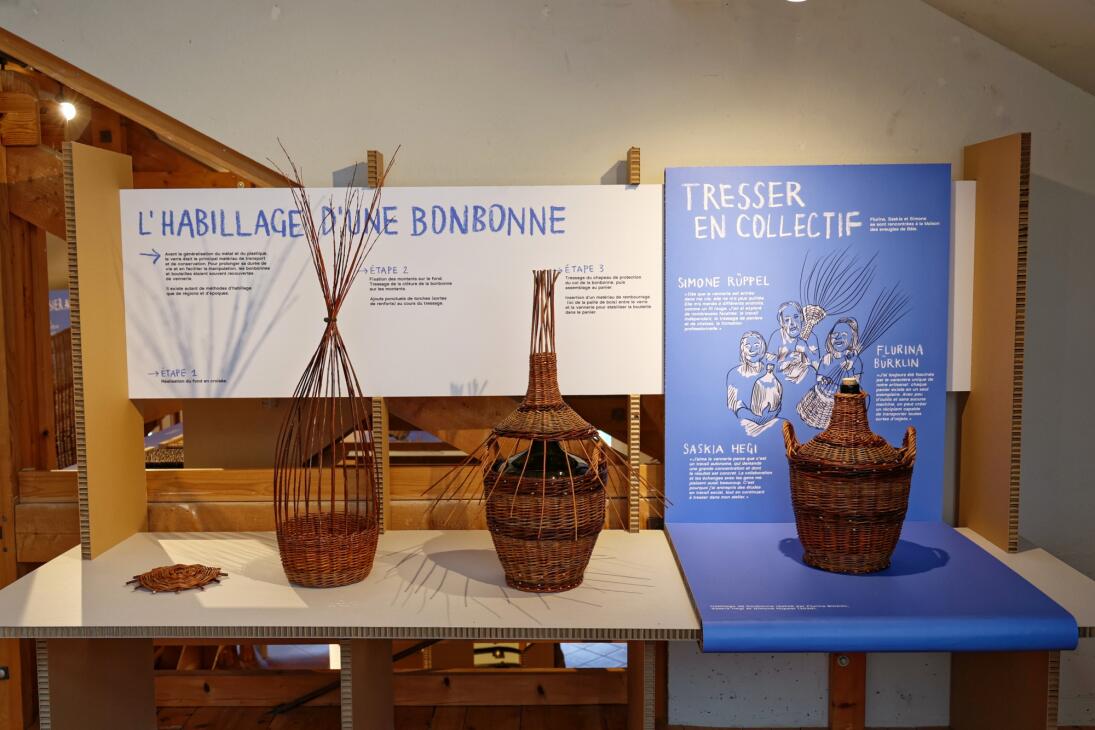 Exposition Vannerie à l'Arboretum