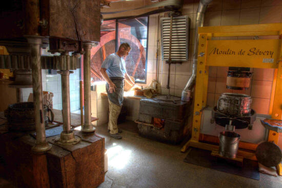 Moulin de Sévery - Visite de l'Huilerie