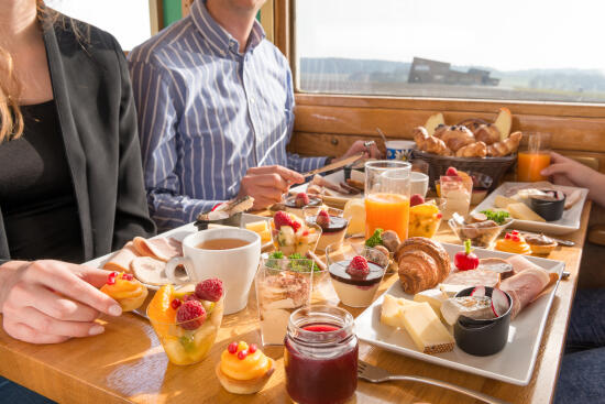 Escapade en train historique: Brunch des champs