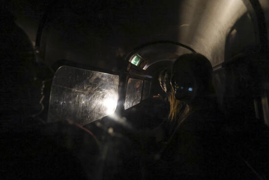 Bex Salt Mines – interior of the mine train
