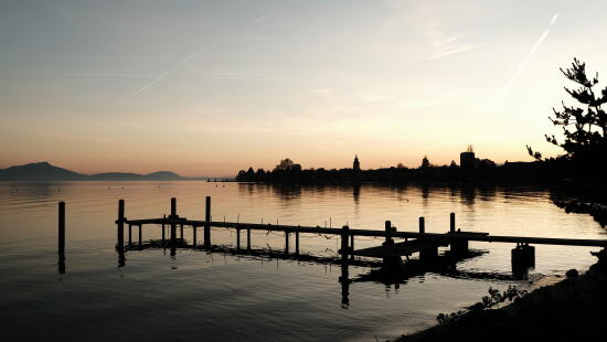 Baie de Morges - crépuscule