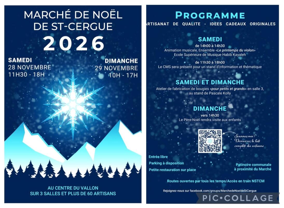 Marché de Noël à St-Cergue